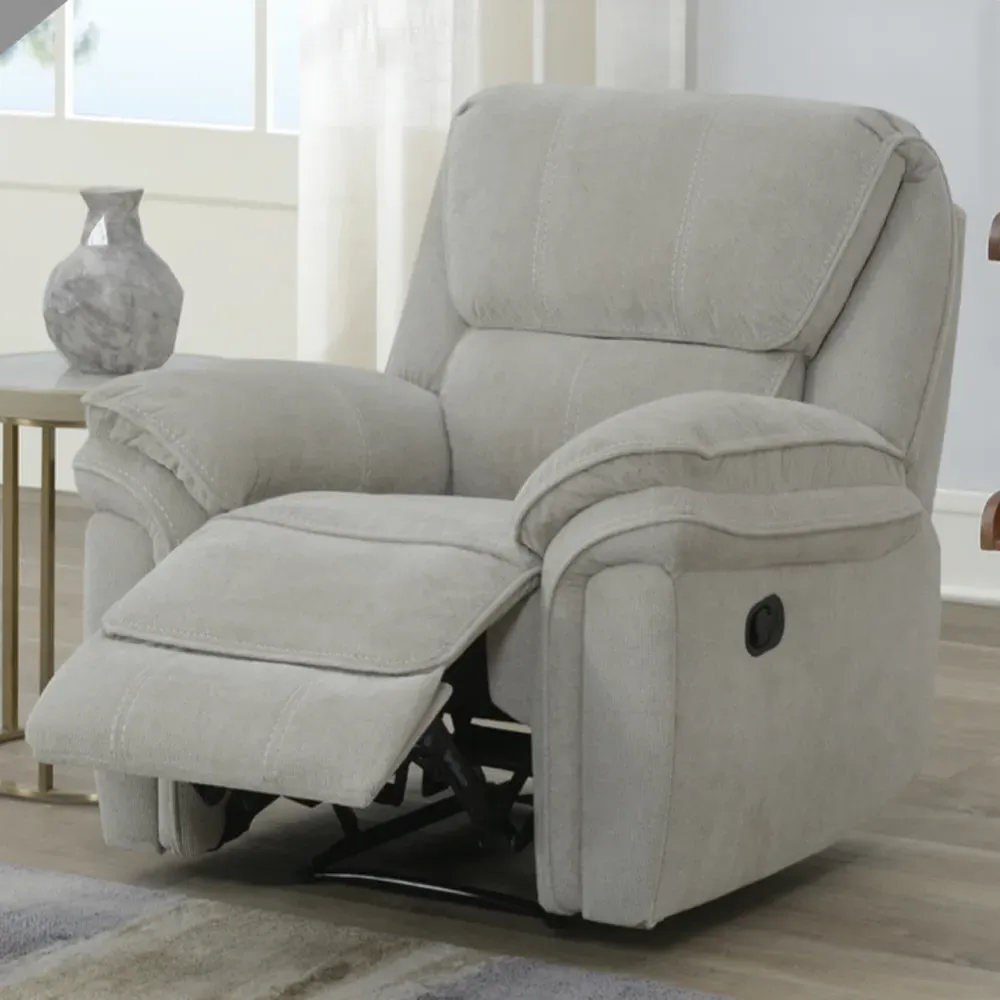 Wauchula 1-Seater Reclining Sofa - Beige, Fabric product