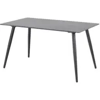 Waukee Rectangular Dining Table - Black, Ceramic