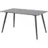 Waukee Rectangular Dining Table - Black, Ceramic