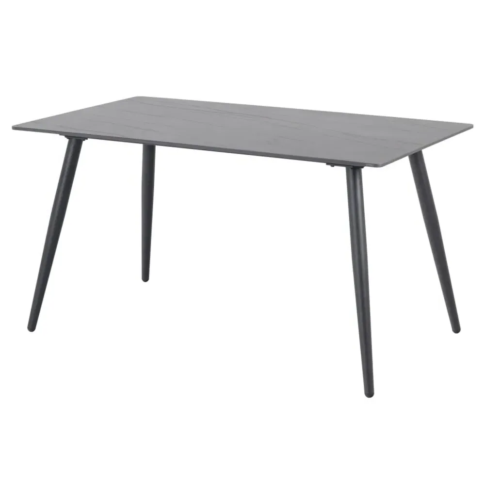 Waukee Rectangular Dining Table - Black, Ceramic image