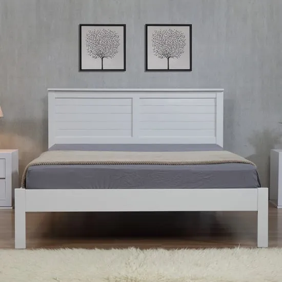 Wauna King Size Bed Frame - Grey, MDF