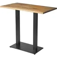 Wausau Rectangular Bar Table - Rustic Antique, Oak