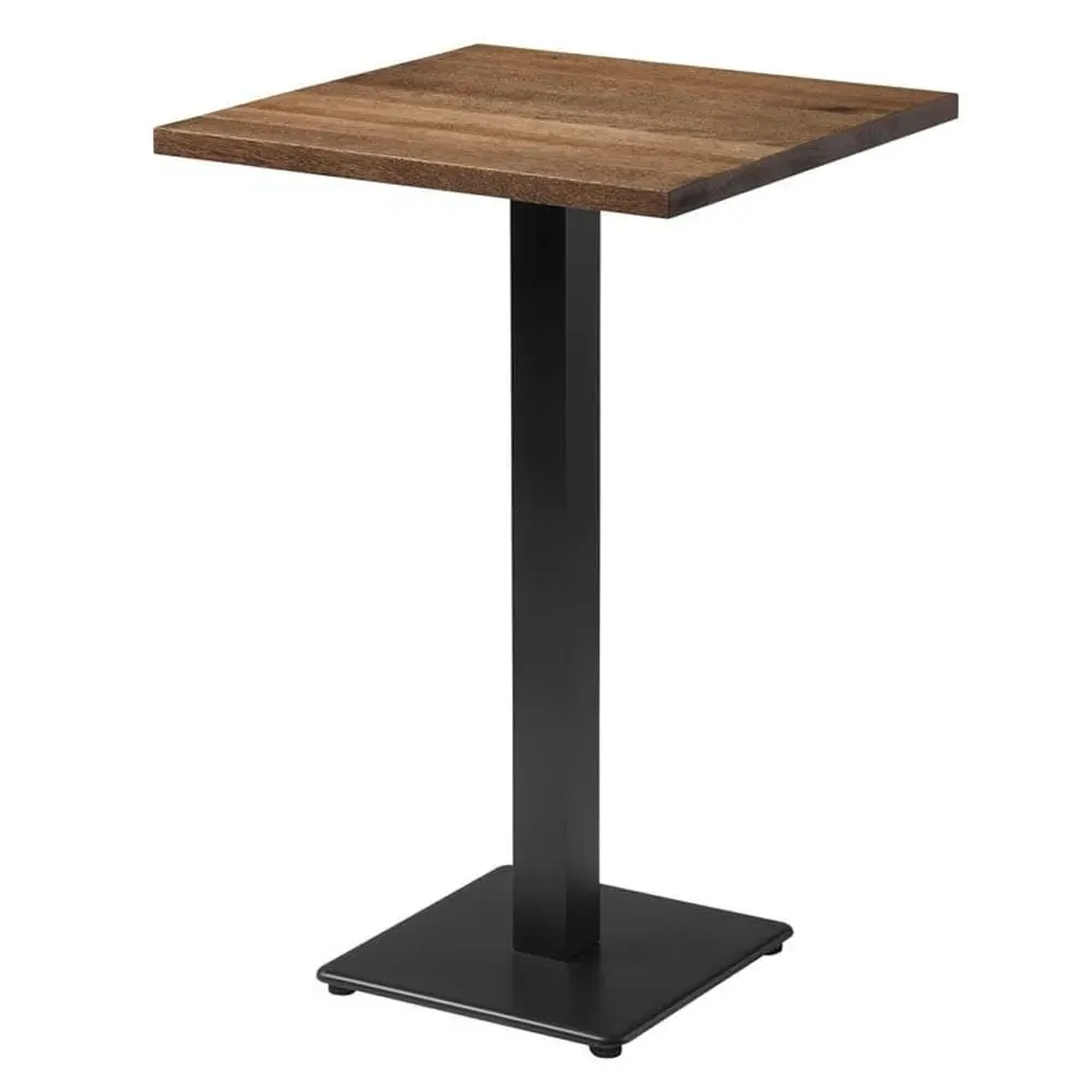 Wausau Square Bar Table - Smoked, Oak