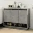 Wavery 3-Door Sideboard - Concrete Effect, Chipboard