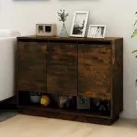 Wavery 3-Door Sideboard - Smoked Oak, Chipboard