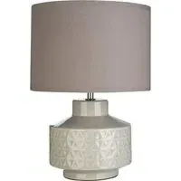 Wavina Table Lamp - Grey, Ceramic