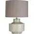 Wavina Table Lamp - Grey, Ceramic