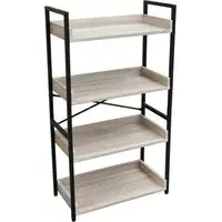 Waxahachie 4-Shelf Bookcase - Natural, Wood