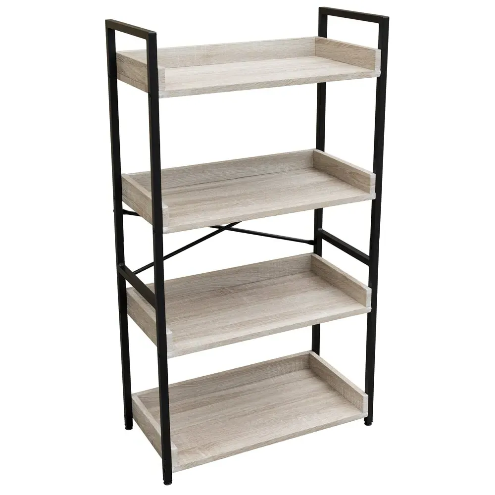 Waxahachie 4-Shelf Bookcase - Natural, Wood