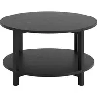 Waycross Coffee Table with Undershelf - Black