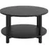 Waycross Coffee Table with Undershelf - Black