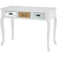 Waymore 3-Drawer Console Table - White