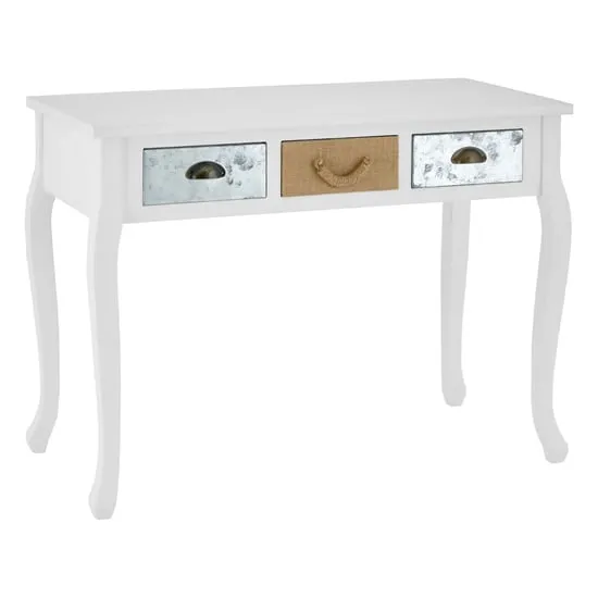 Waymore 3-Drawer Console Table - White image