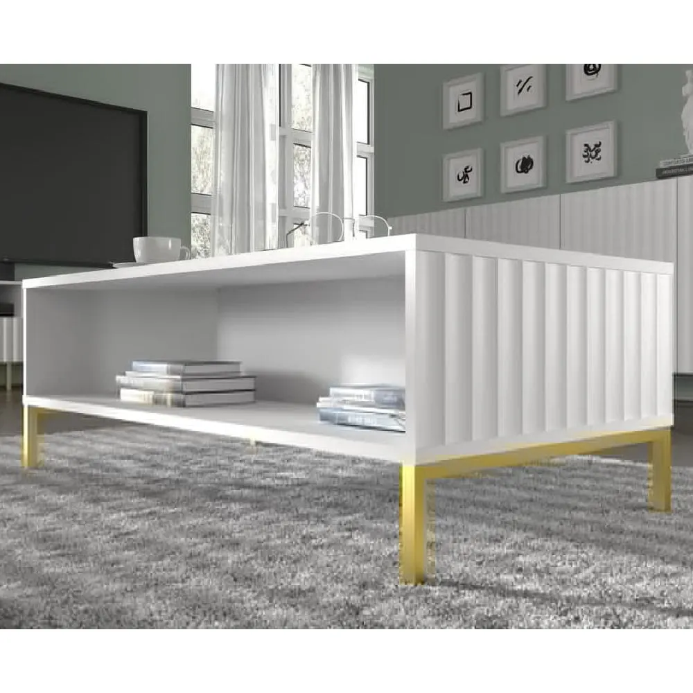 Wayne Coffee Table - White, Wood image