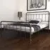 Wayne Double Bed Frame - Bronze, Metal