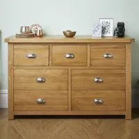 Webworms 7-Drawer Chest of Drawers - Oak