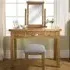 Webworms Wooden Dressing Table with Mirror - Oak