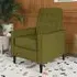 Weiser Fabric Recliner Chair with Oak Legs - Olive Green