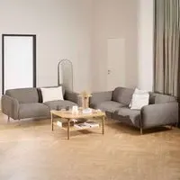 Welch 2.5+3 Seater Sofa Set - Brown, Fabric