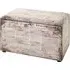 Welch Leather Storage Ottoman - Motif