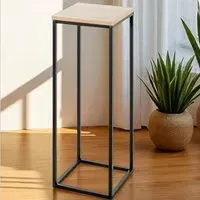 Wembley Large Wooden Planter - Black, Oak