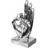 Wendy Large OK Hand Sign Ceramic Sculpture - Silver