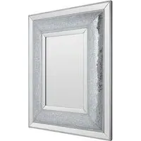 Wendy Rectangular Wall Mirror - Silver