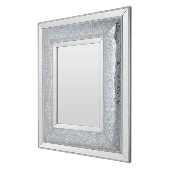 Wendy Rectangular Wall Mirror - Silver image