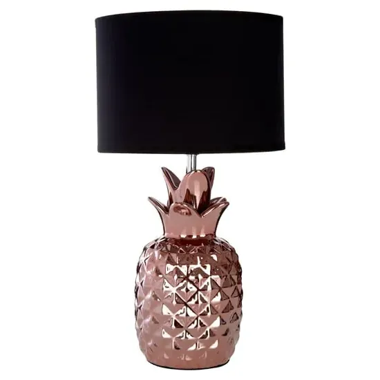 Wenka Table Lamp - Black, Ceramic