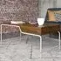 Westar Coffee Table - Walnut, Metal