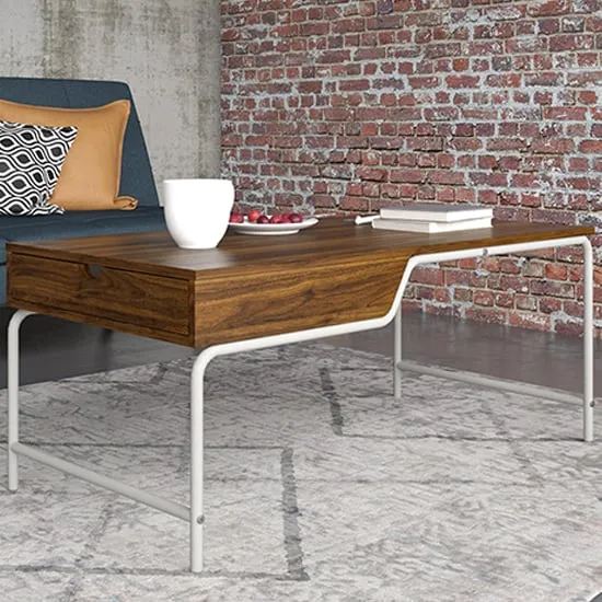 Westar Coffee Table - Walnut, Metal image