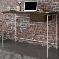 Westar Laptop Desk - Walnut, Metal