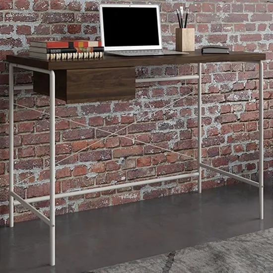 Westar Laptop Desk - Walnut, Metal