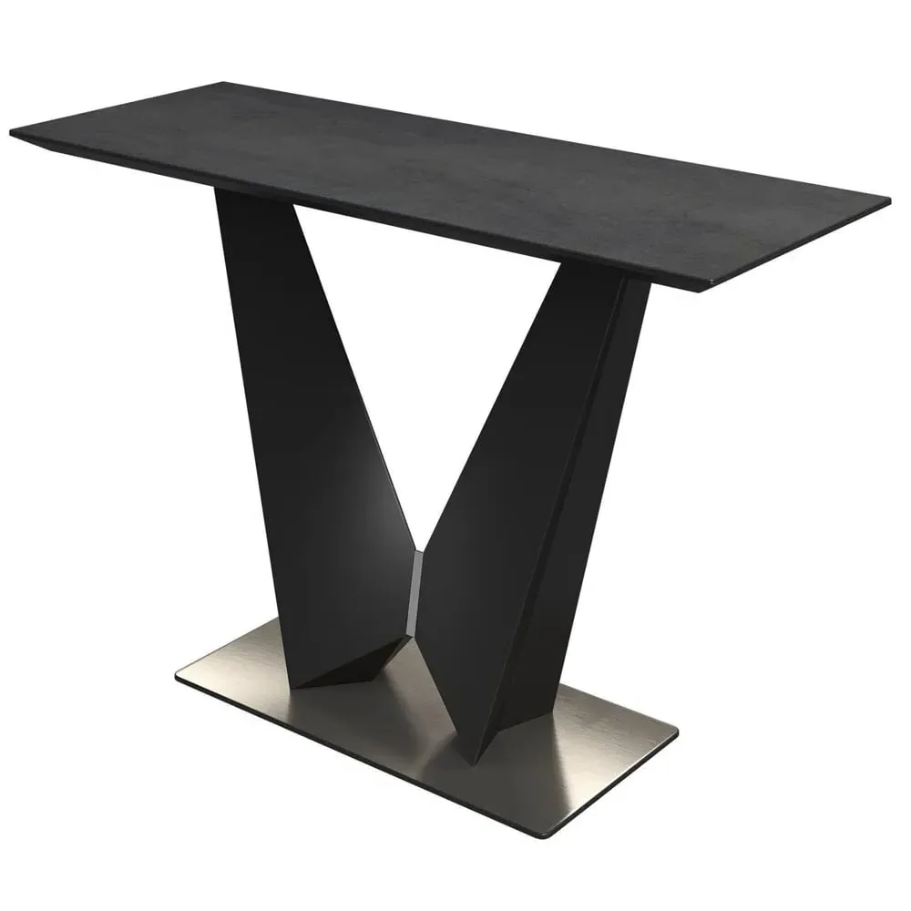 Westbury Console Table - Grey, Ceramic