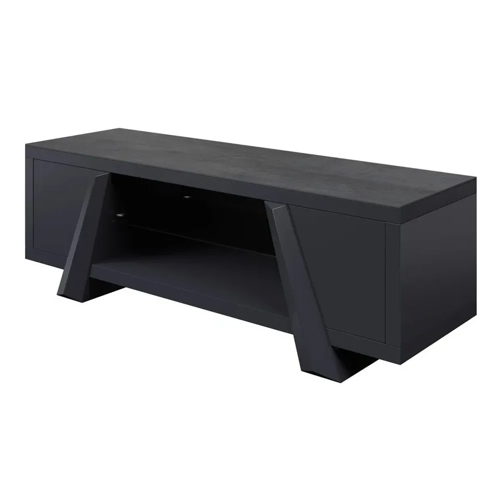 Westbury TV Stand with Storage - Grey, Ceramic