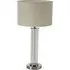 Westico Table Lamp - Cream, Chrome Glass