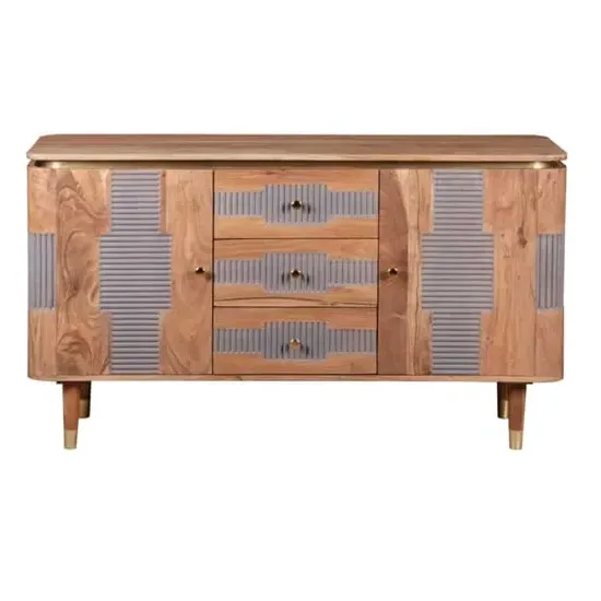 Weston Sideboard 2 Doors 3 Drawers - Natural, Acacia Wood image