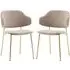 Whaler Dining Chairs - Taupe, Fabric