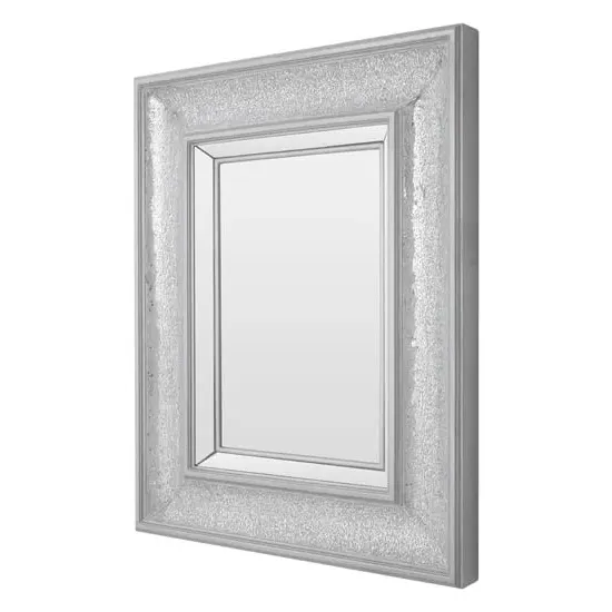 Whinny Rectangular Wall Mirror - Silver image