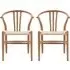 Whiten Dining Chairs Set of 2 - Natural, Elm
