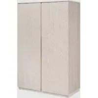 Wichita 2 Door Wardrobe - White Wash Oak