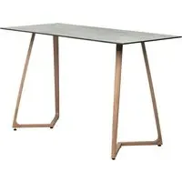 Wichita Rectangular Bar Table - Grigio, Oak