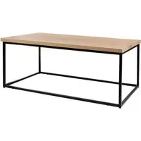 Wichita Rectangular Coffee Table - White, Oak