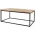Wichita Rectangular Coffee Table - White, Oak