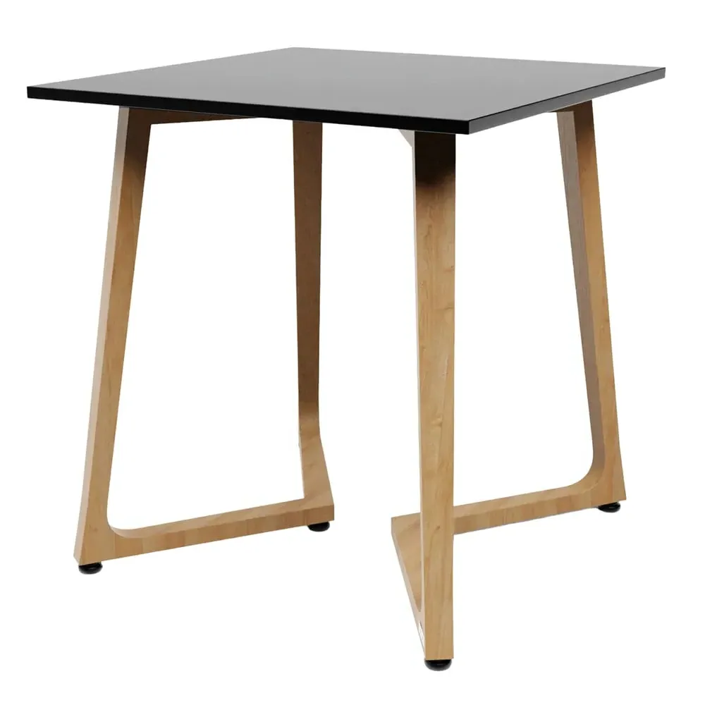 Wichita Rectangular Dining Table - Black, Oak