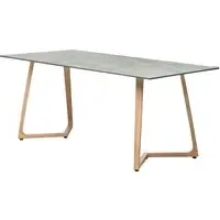 Wichita Rectangular Dining Table - Grigio, Oak