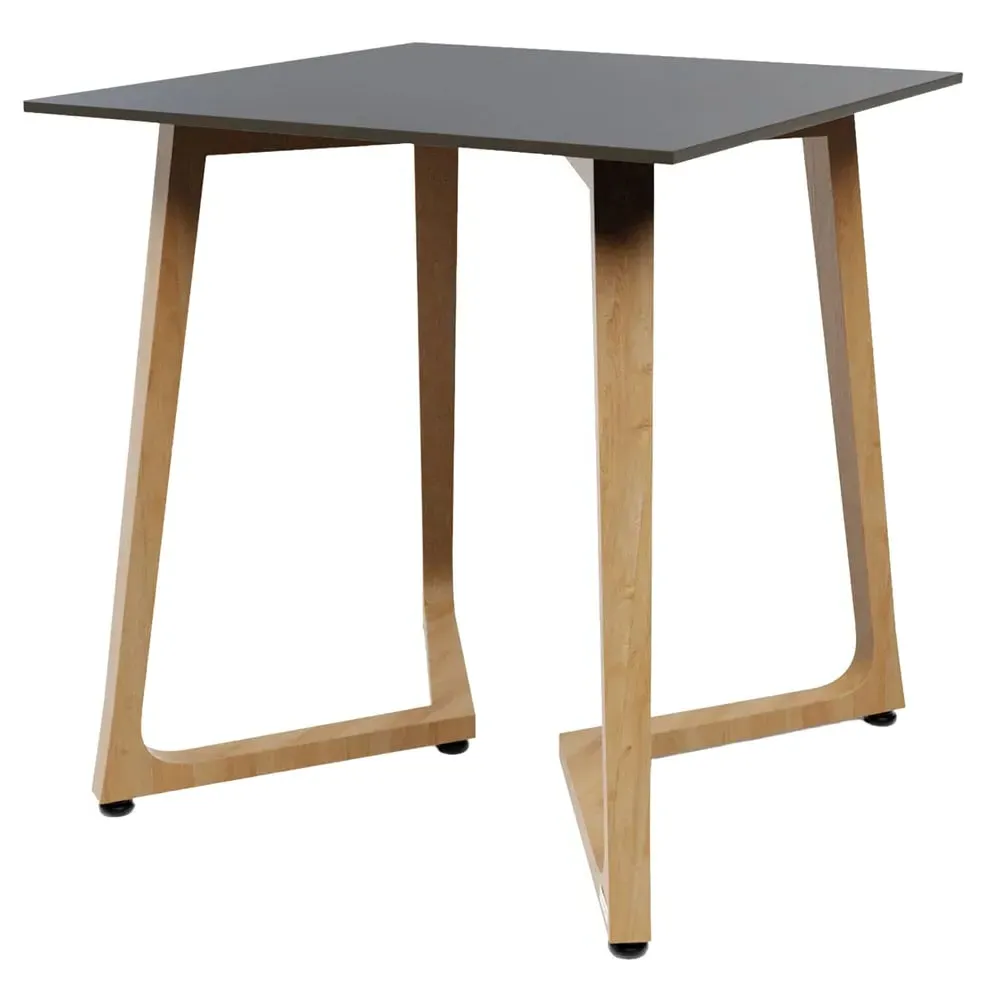Wichita Round Dining Table - Black, Oak image