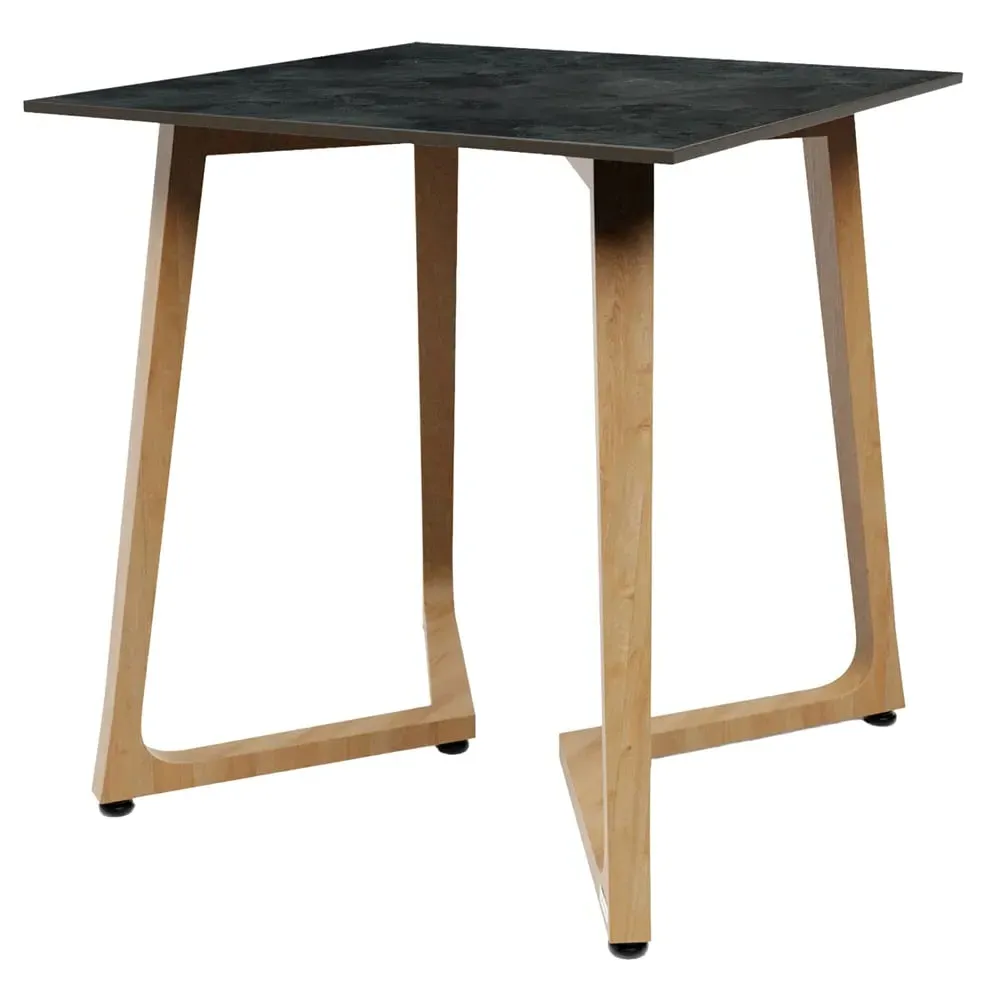 Wichita Round Dining Table - Italian Stone, Oak
