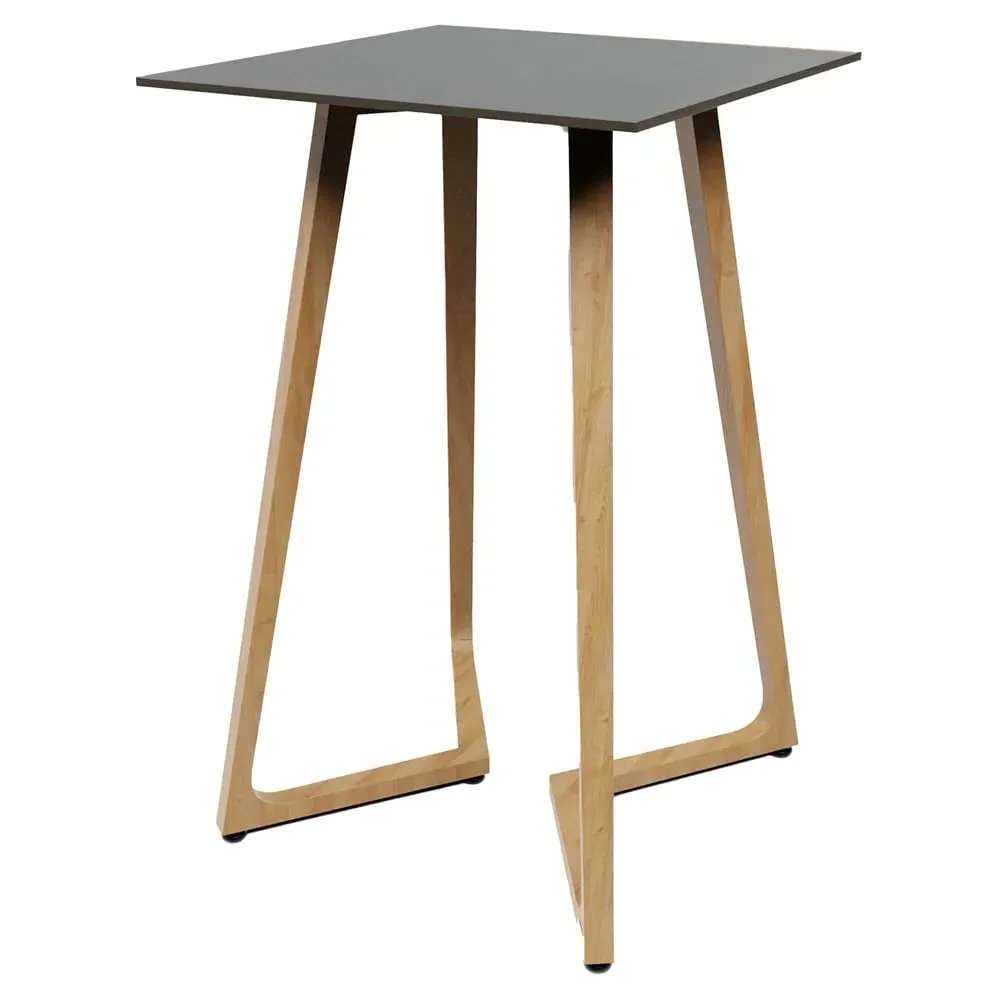 Wichita Square Bar Table - Black, Oak