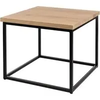 Wichita Square Coffee Table - White, Oak